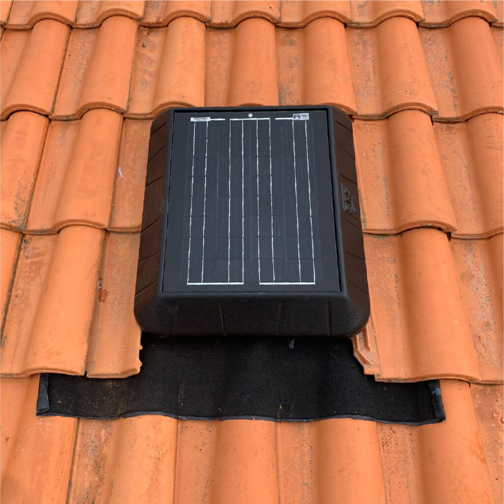 Installation de ventilation solaire, PCO
